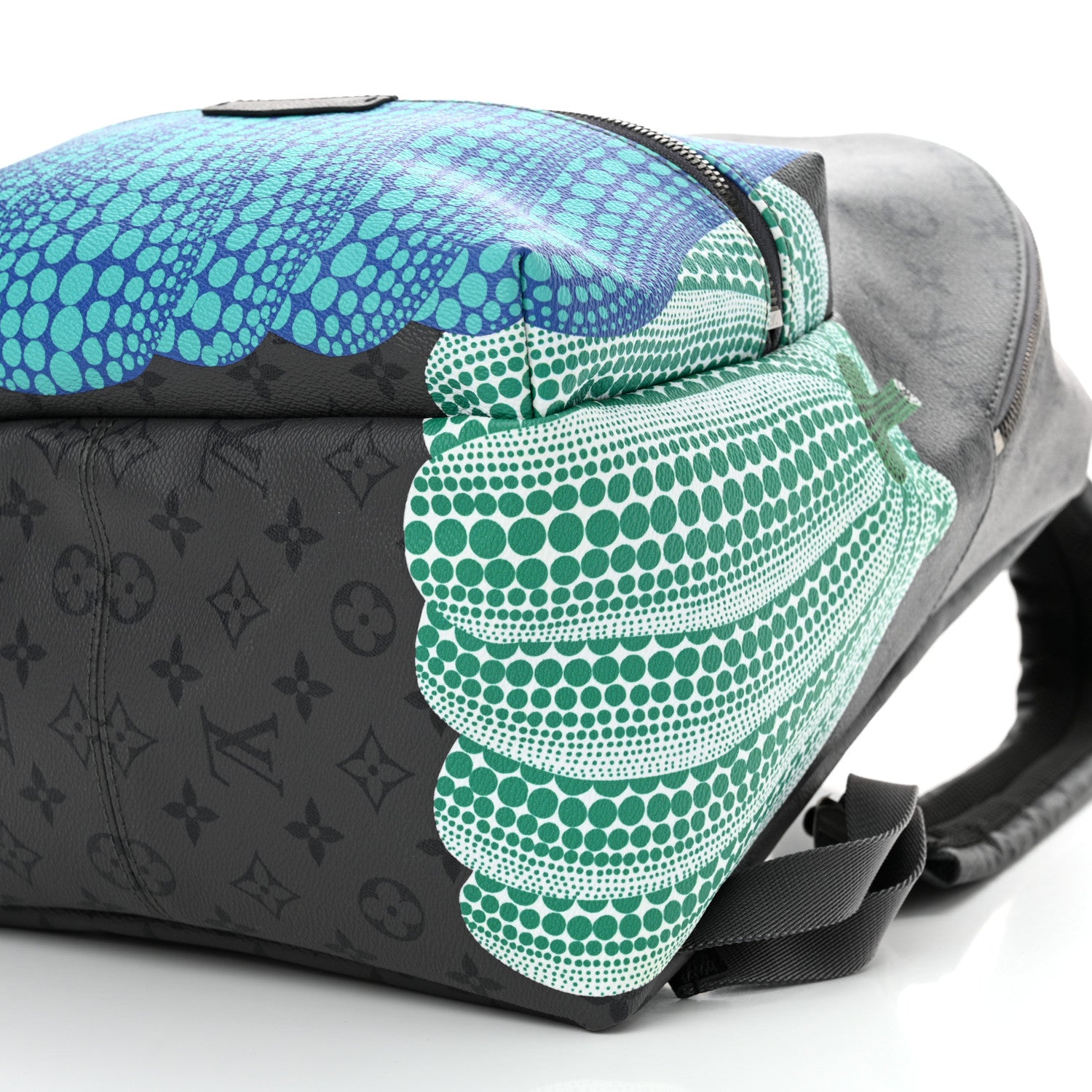 Louis Vuitton LV X YK Monogram Eclipse Reverse Kusama Pumpkin Discovery Backpack 9 of 9