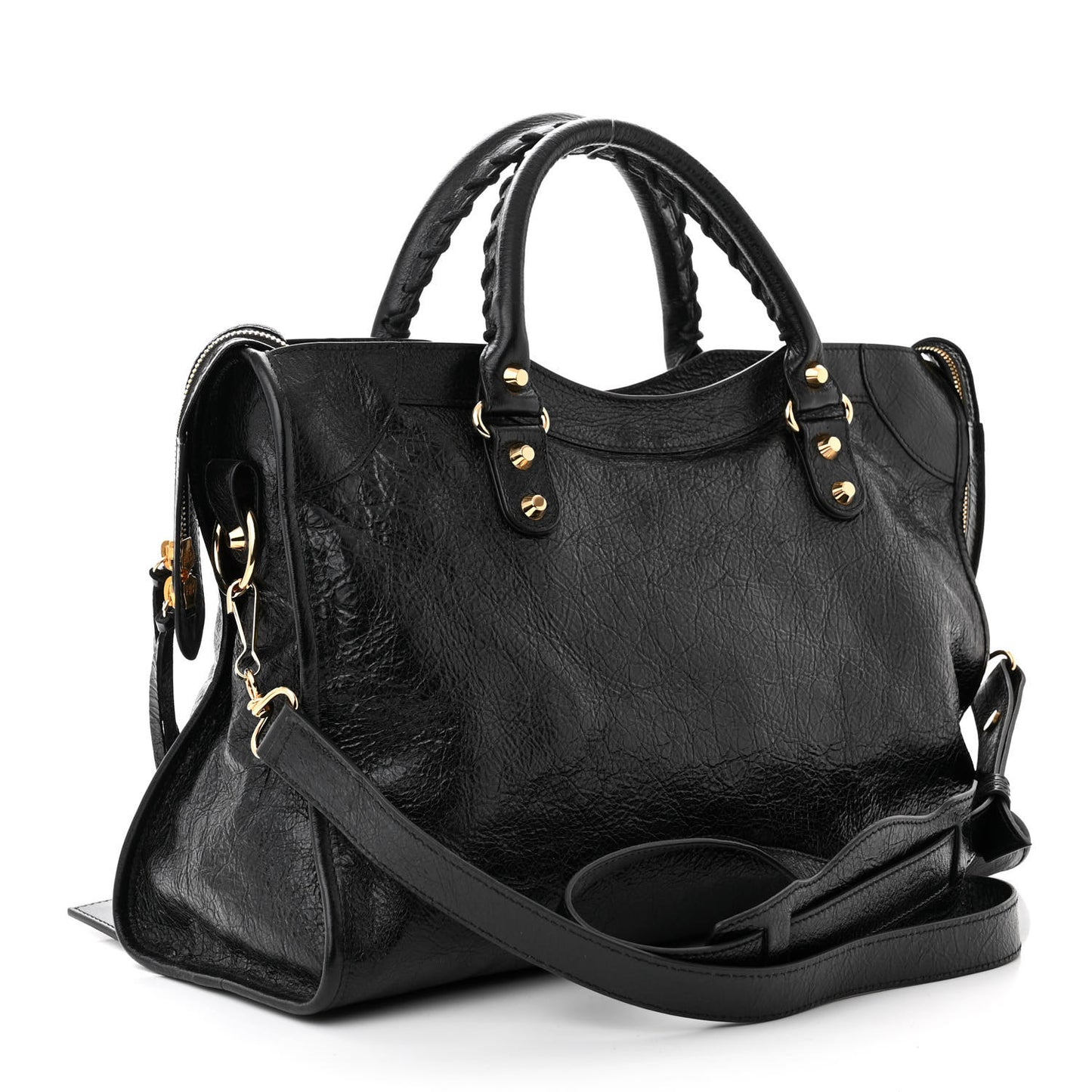 Agneau Classic Gold Hardware City Black