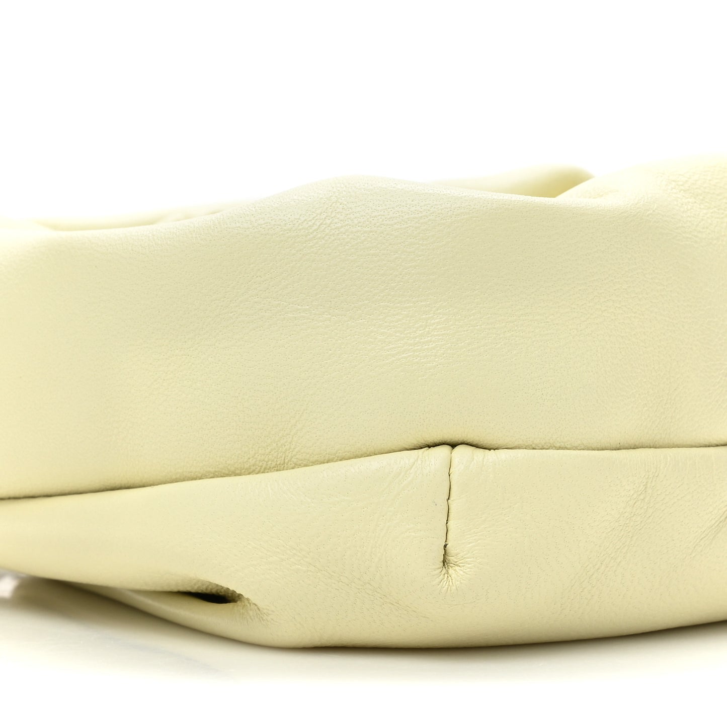 Smooth Calfskin Rose Clutch With Chain Sherbet