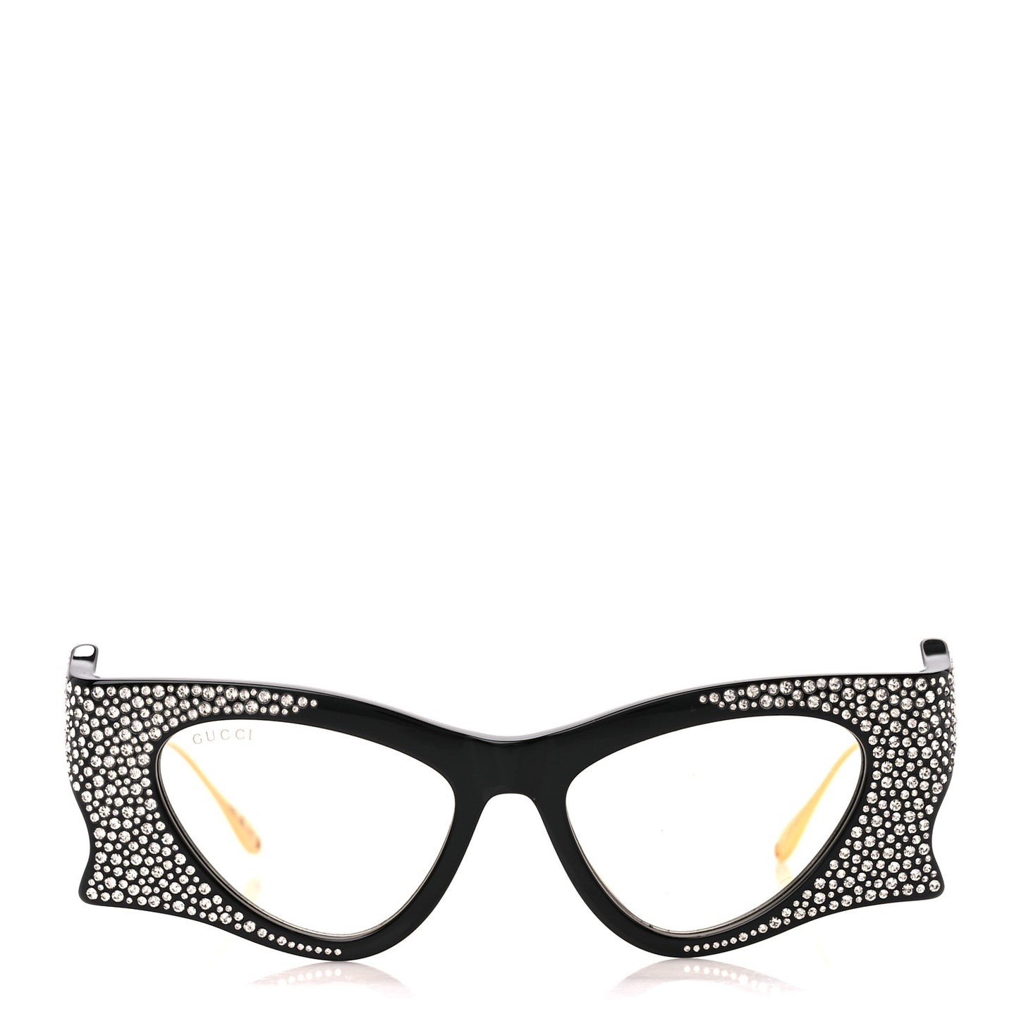 Crystal Cateye Hollywood Forever Sunglasses GG1328S Black