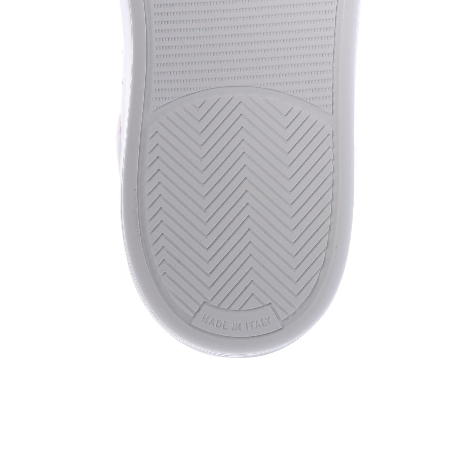 Calfskin Womens Logo Sneakers 39 White Pink