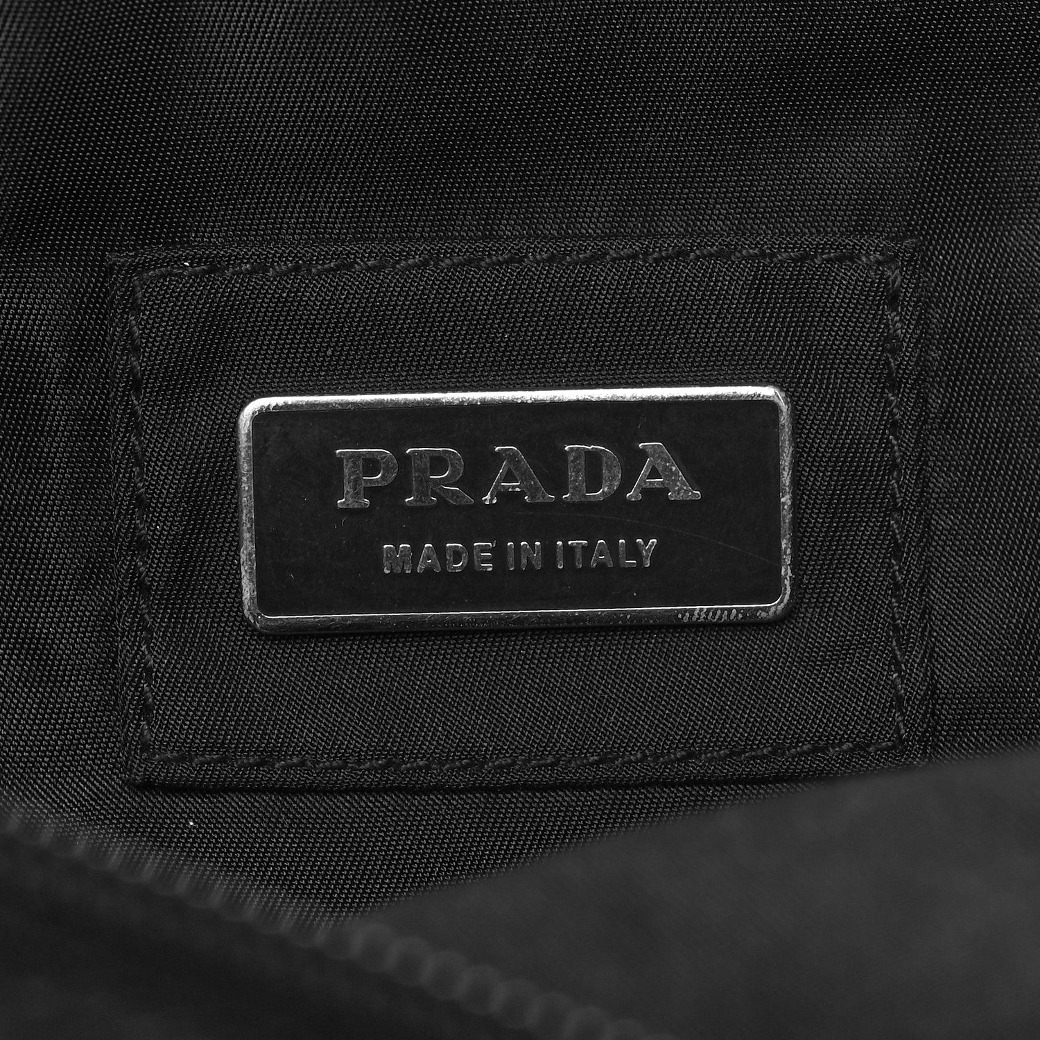 Prada Tessuto Nylon Montagna Belt Bag Black 6 of 9