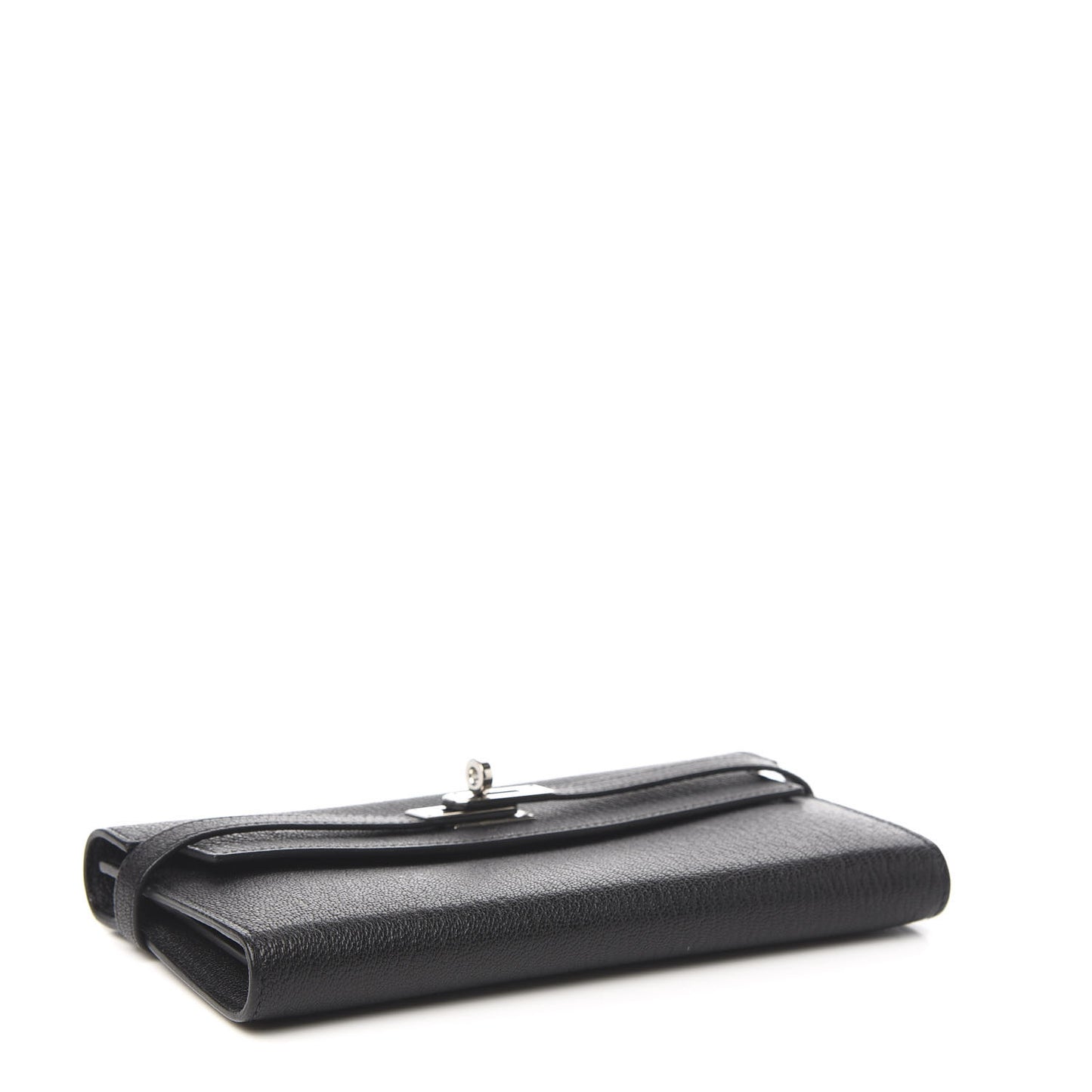 Chevre Mysore Kelly Longue Wallet Black