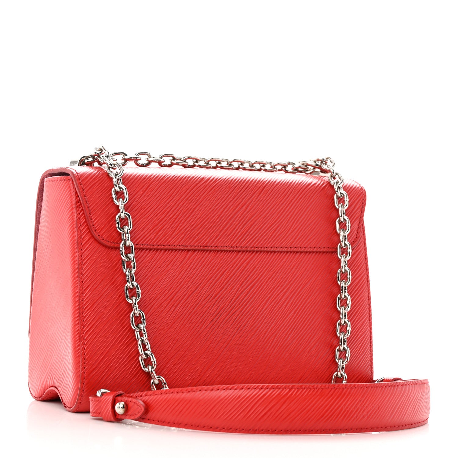 Louis Vuitton Epi Twist Shoulder Bag MM Coquelicot 2 of 9