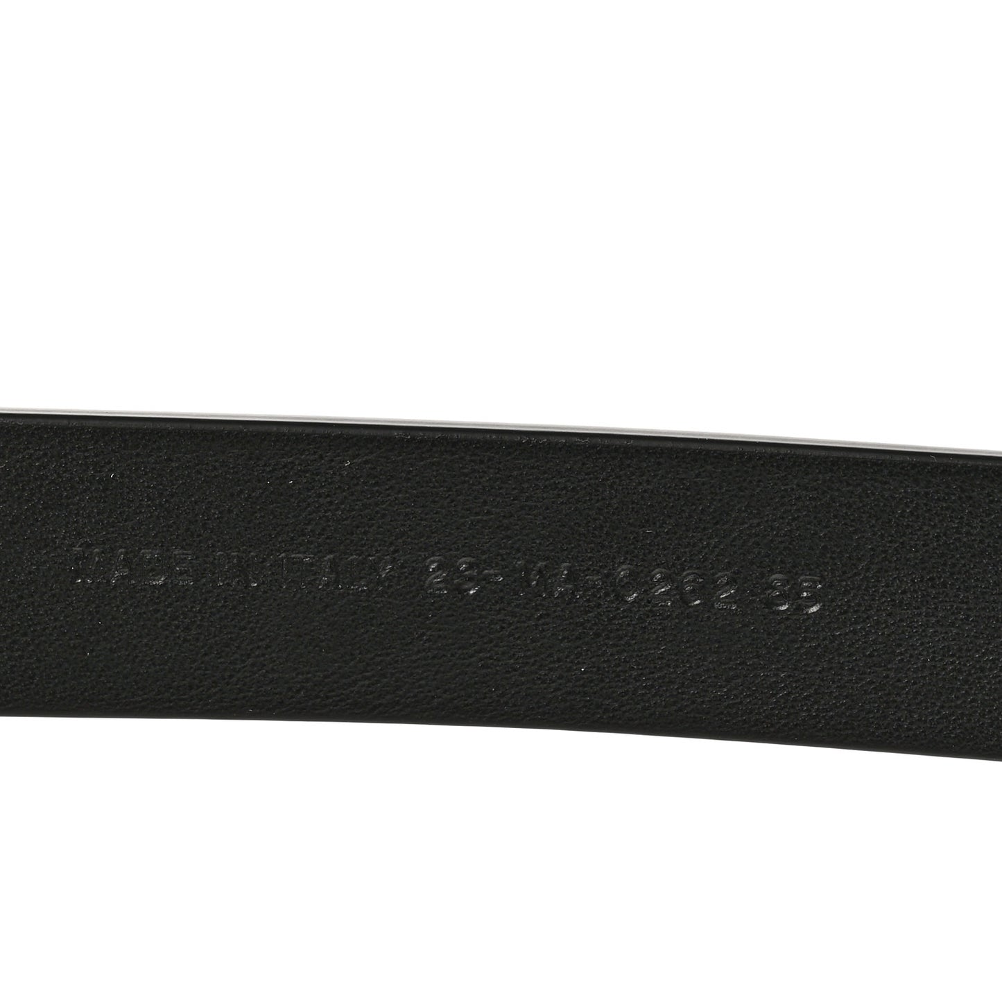 Calfskin CD Belt 85 Black