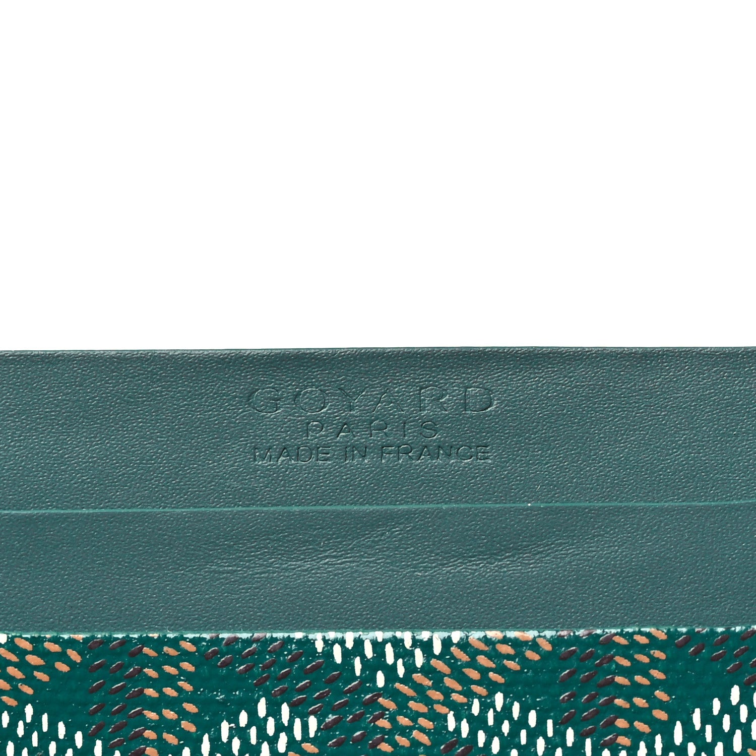 Goyard Goyardine Saint Sulpice Card Holder Green 6 of 6