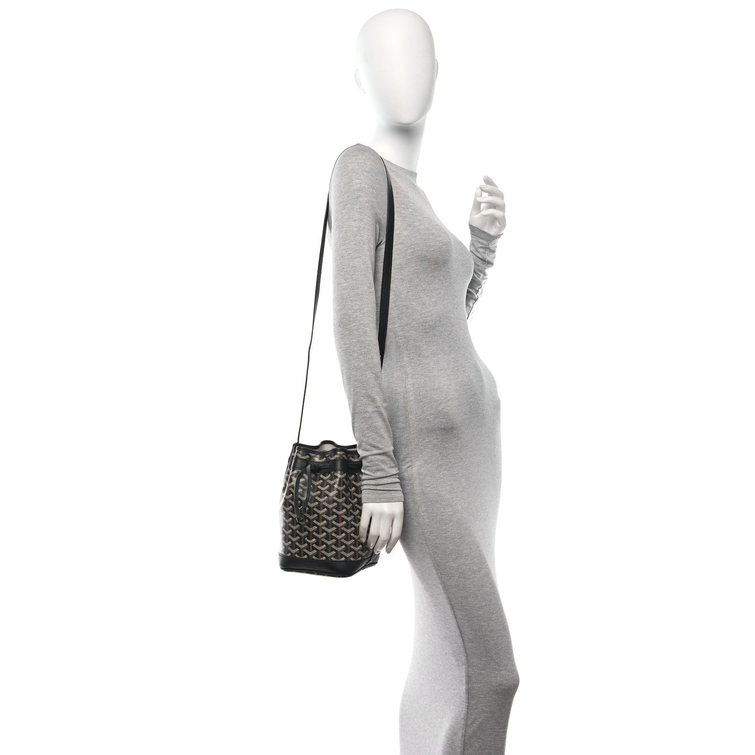 Goyard Goyardine Petit Flot Bucket Bag PM Black 2 of 9