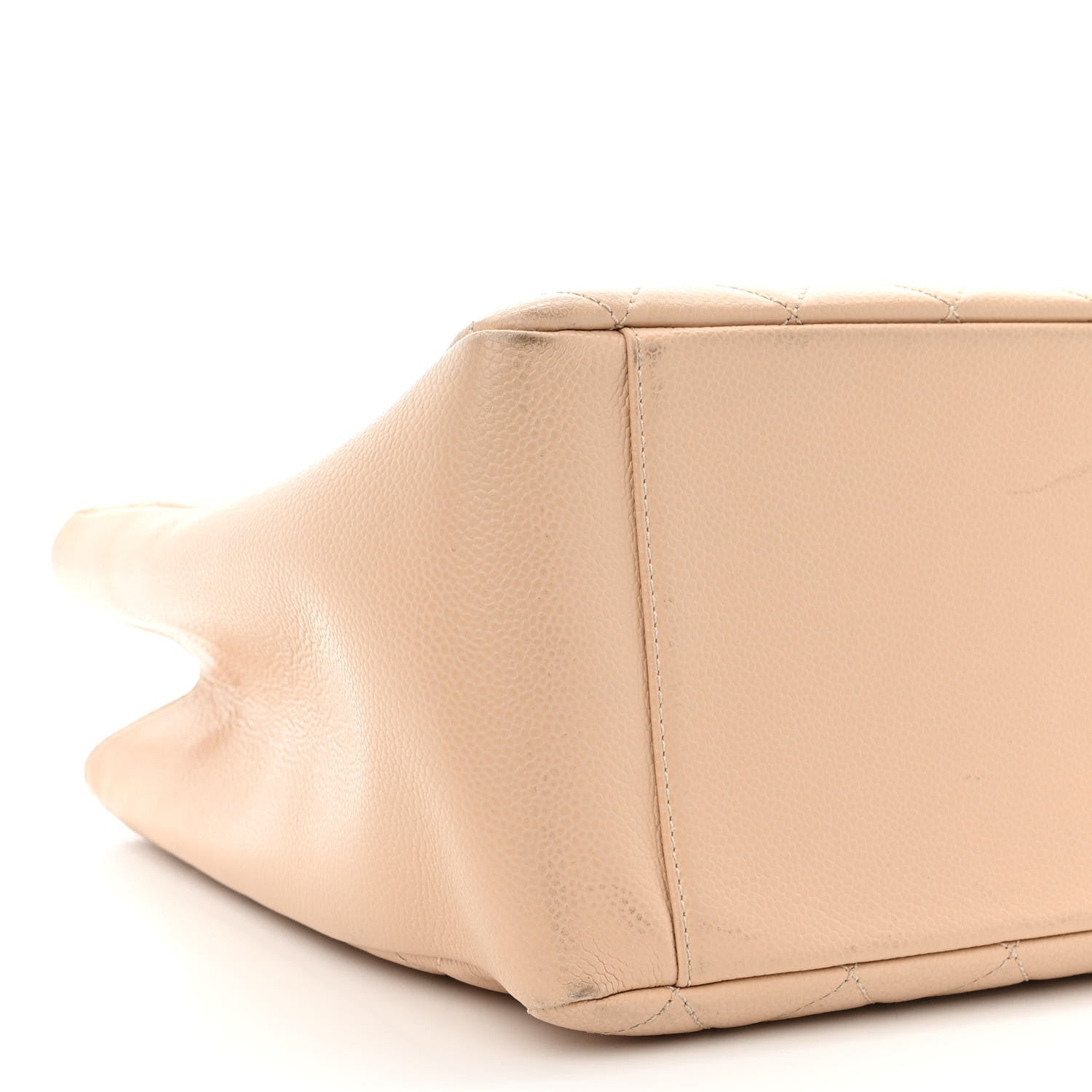 Chanel Caviar Quilted Grand Shopping Tote GST Beige Clair 10 of 13