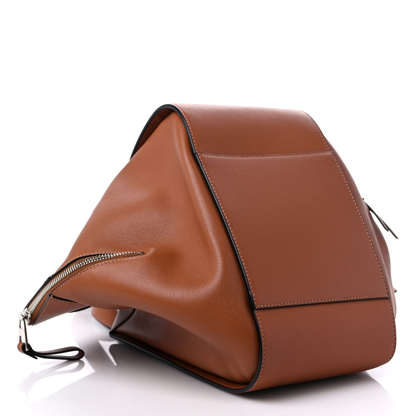 Calfskin Small Hammock Shoulder Bag Tan