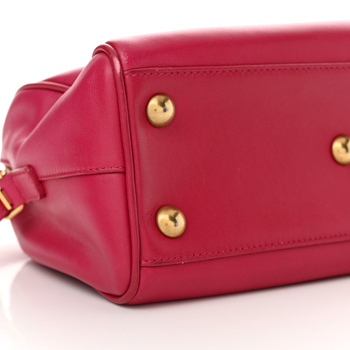 Calfskin Classic Baby Duffle Fuchsia