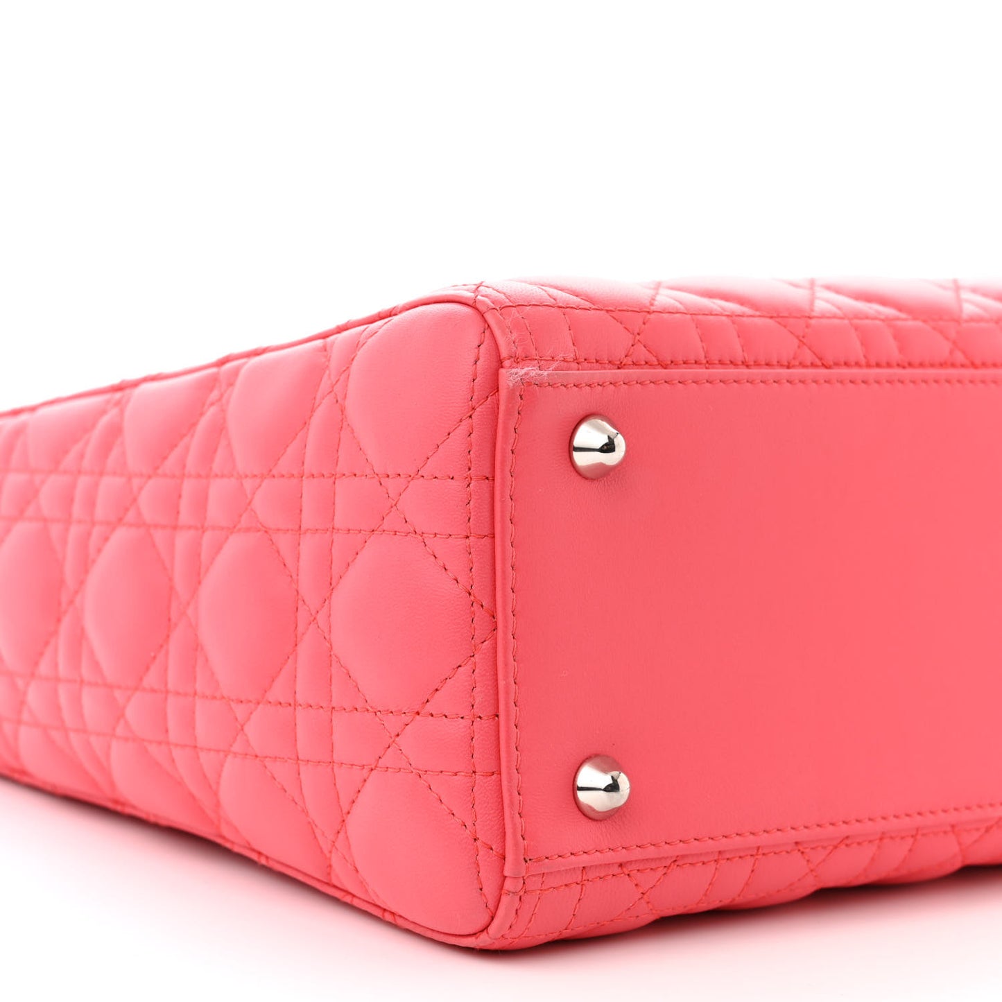 Lambskin Cannage Large Lady Dior Pink