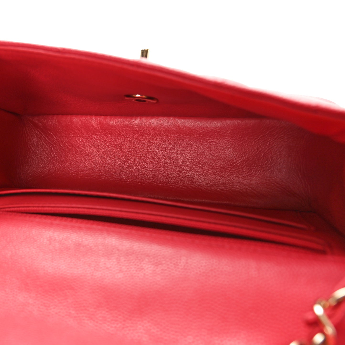 Caviar Quilted Mini Rectangular Flap Dark Pink