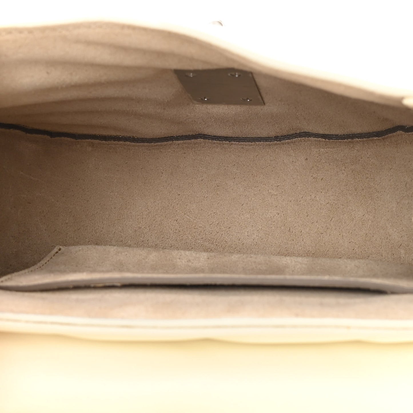 Calfskin Quilted Mini Drew Bijou Shoulder Bag Natural White