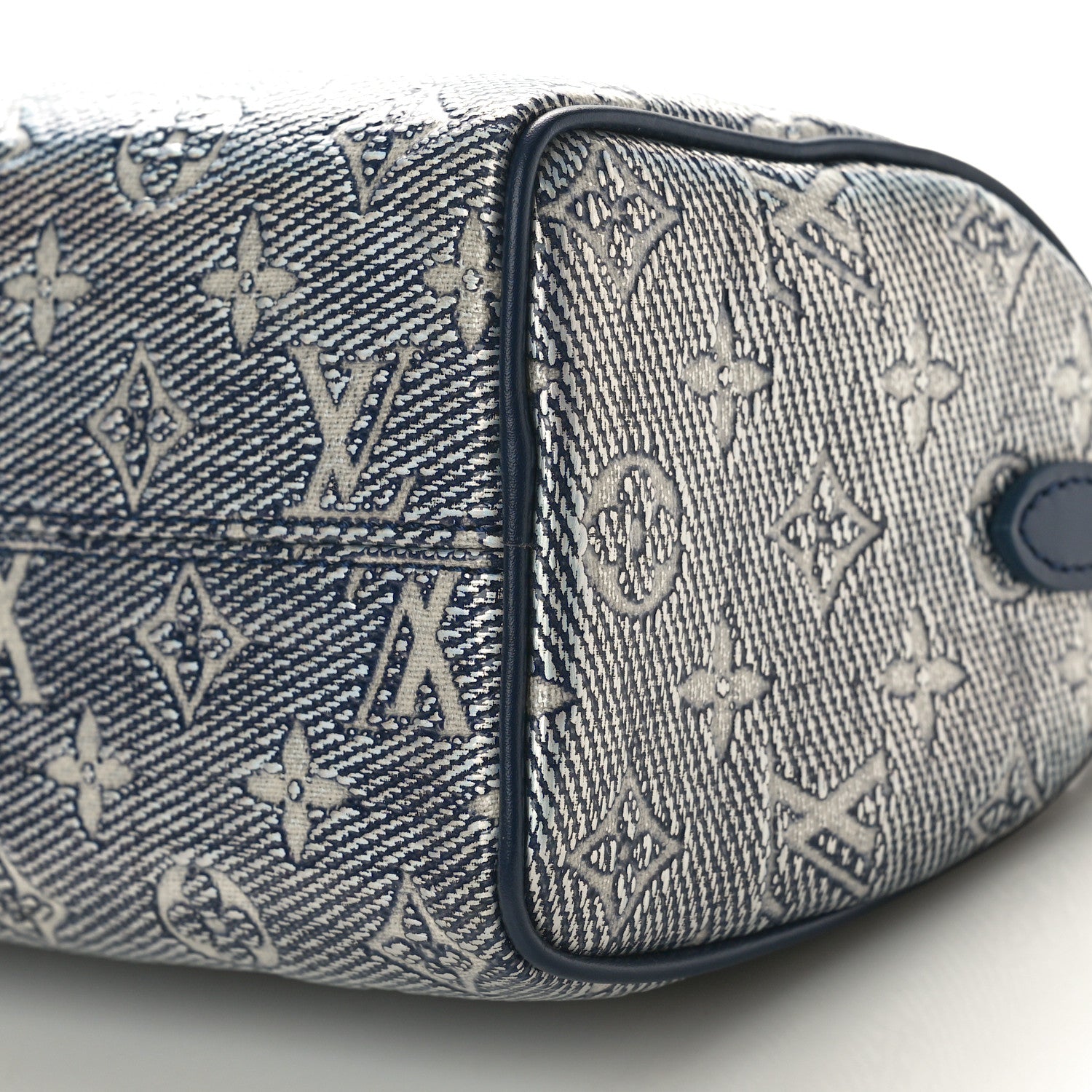 Louis Vuitton Monoglam Speedy Bandouliere 20 Blue 8 of 8