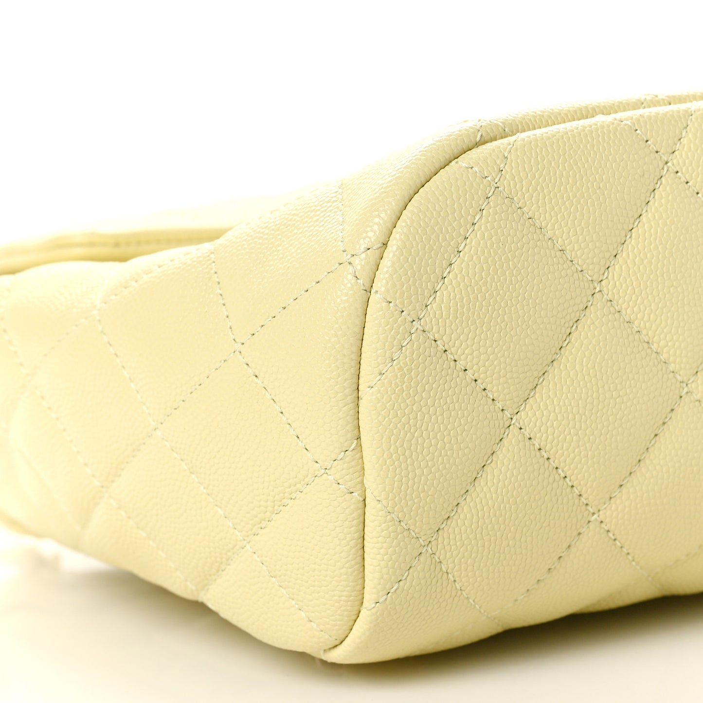 Caviar Quilted Mini Urban Spirit Backpack Light Yellow