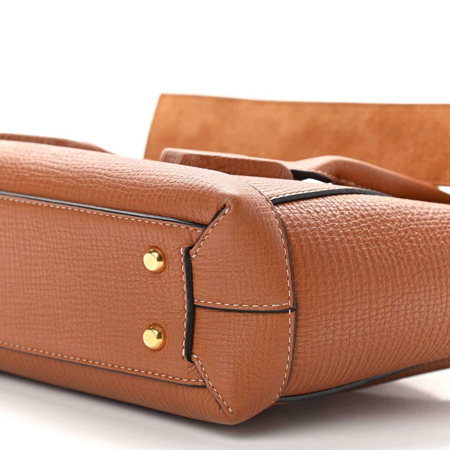 Grainy Calfskin Small Arco Wood