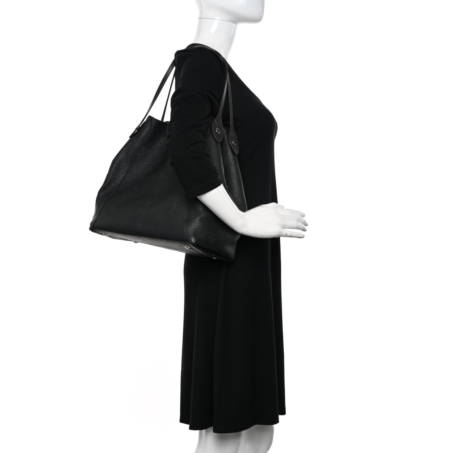 Louis Vuitton Mahina Hina MM Black 2 of 11