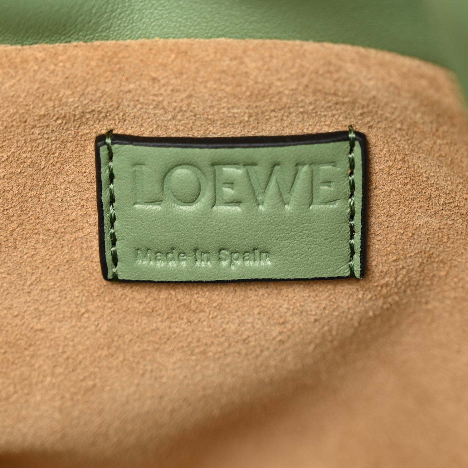 Loewe Calfskin Mini Flamenco Knot Clutch Rosemary 5 of 11