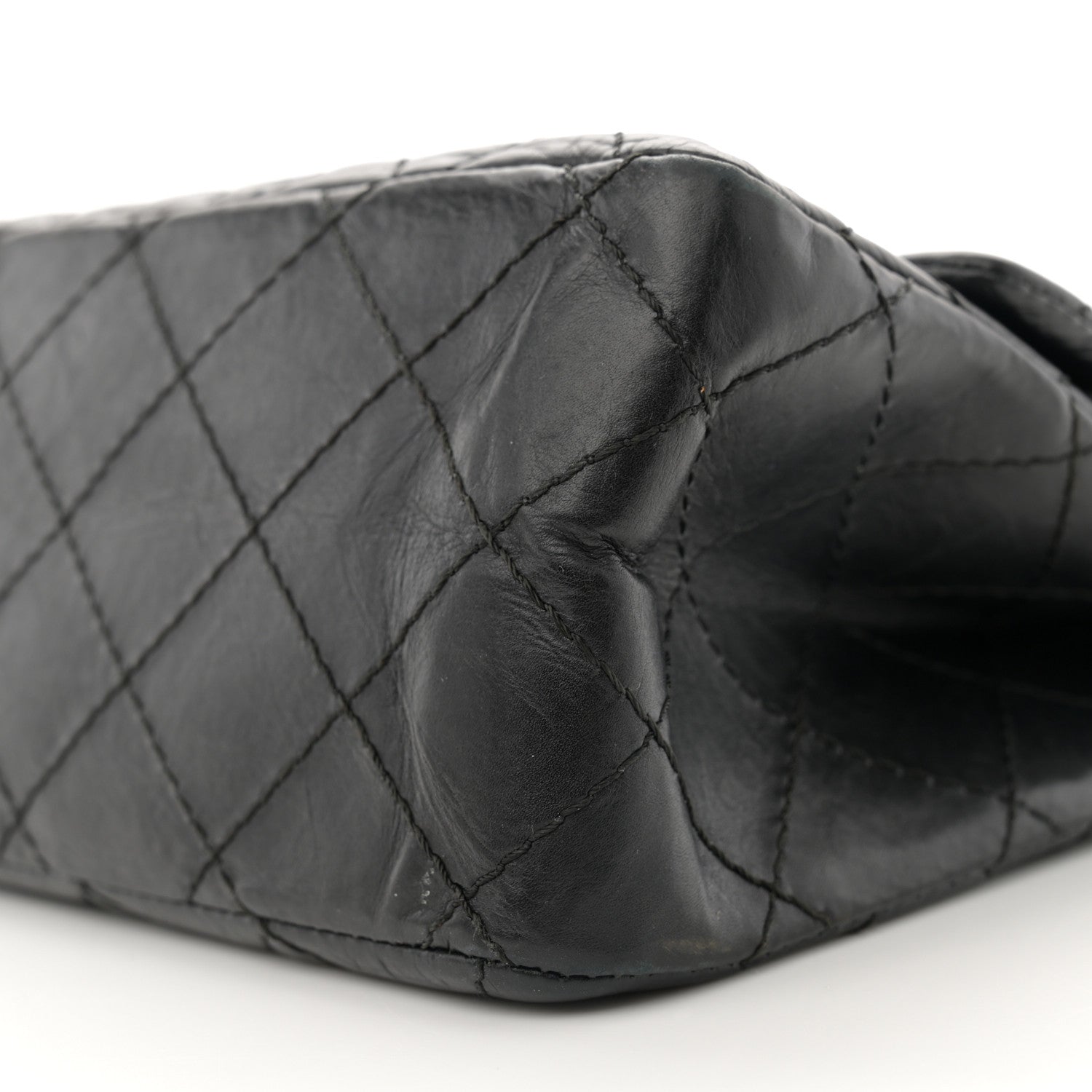 Chanel Aged Calfskin Quilted 2.55 Reissue 226 Flap Black 9 of 14
