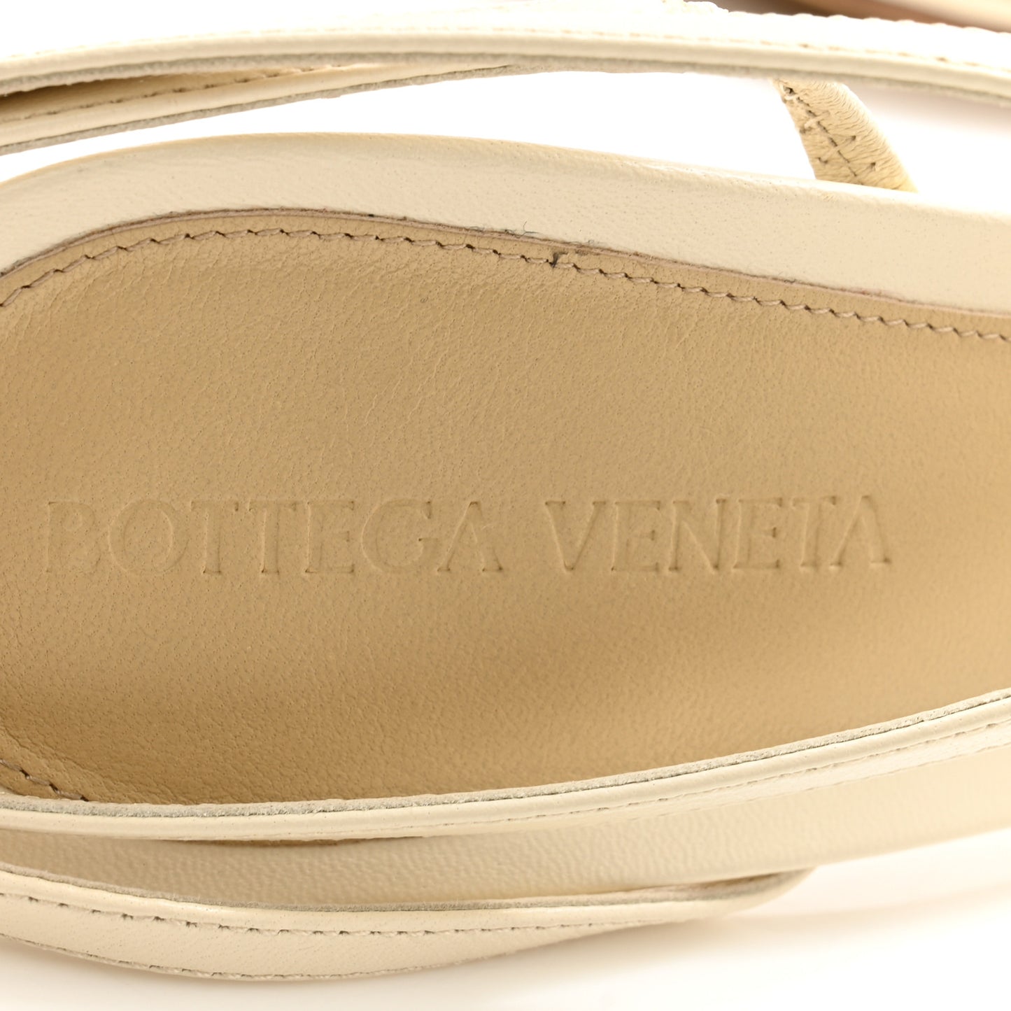Lambskin Studded Stretch Multi Strap 90mm Sandals 38 Sea Salt