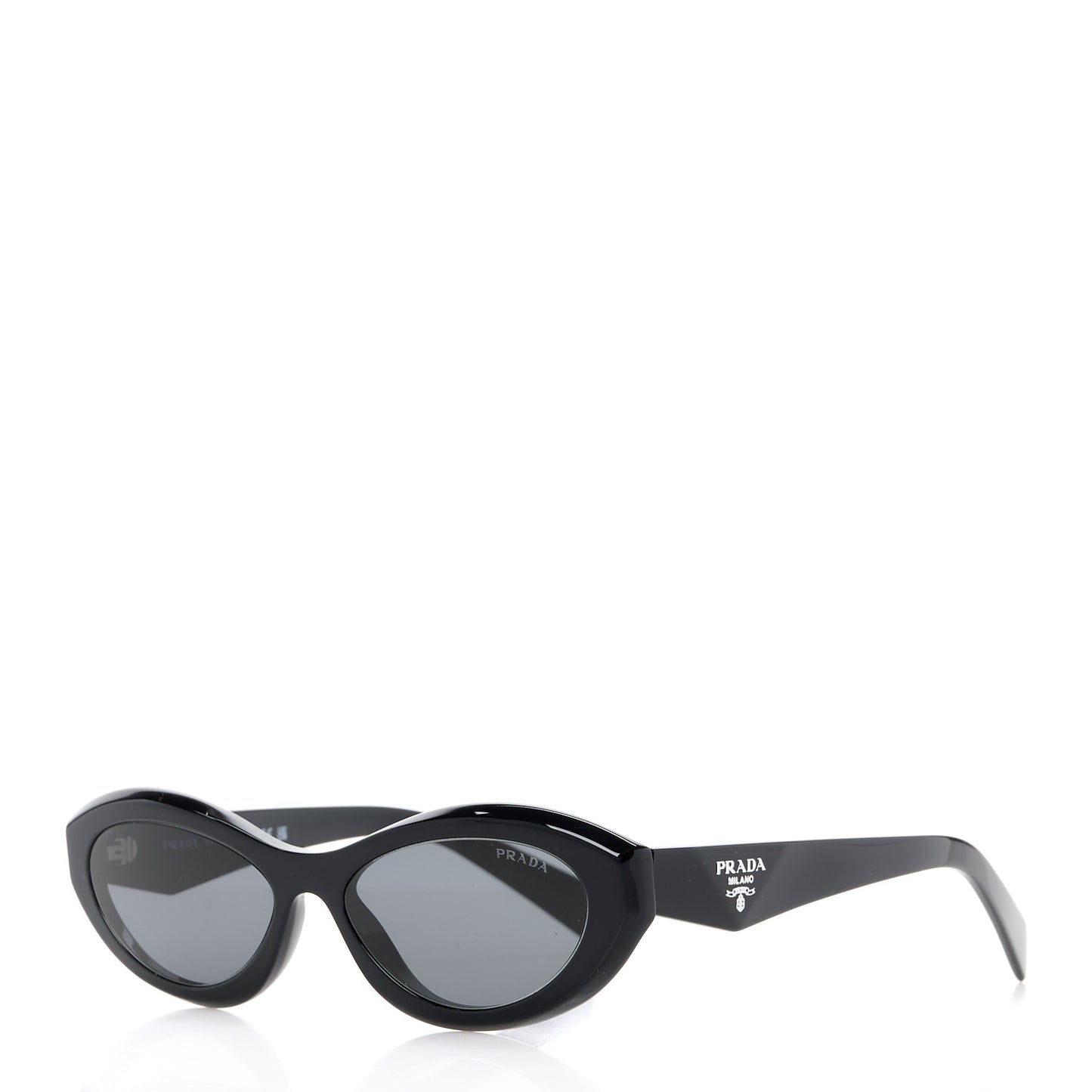Acetate Oval Sunglasses SPR 26Z Black