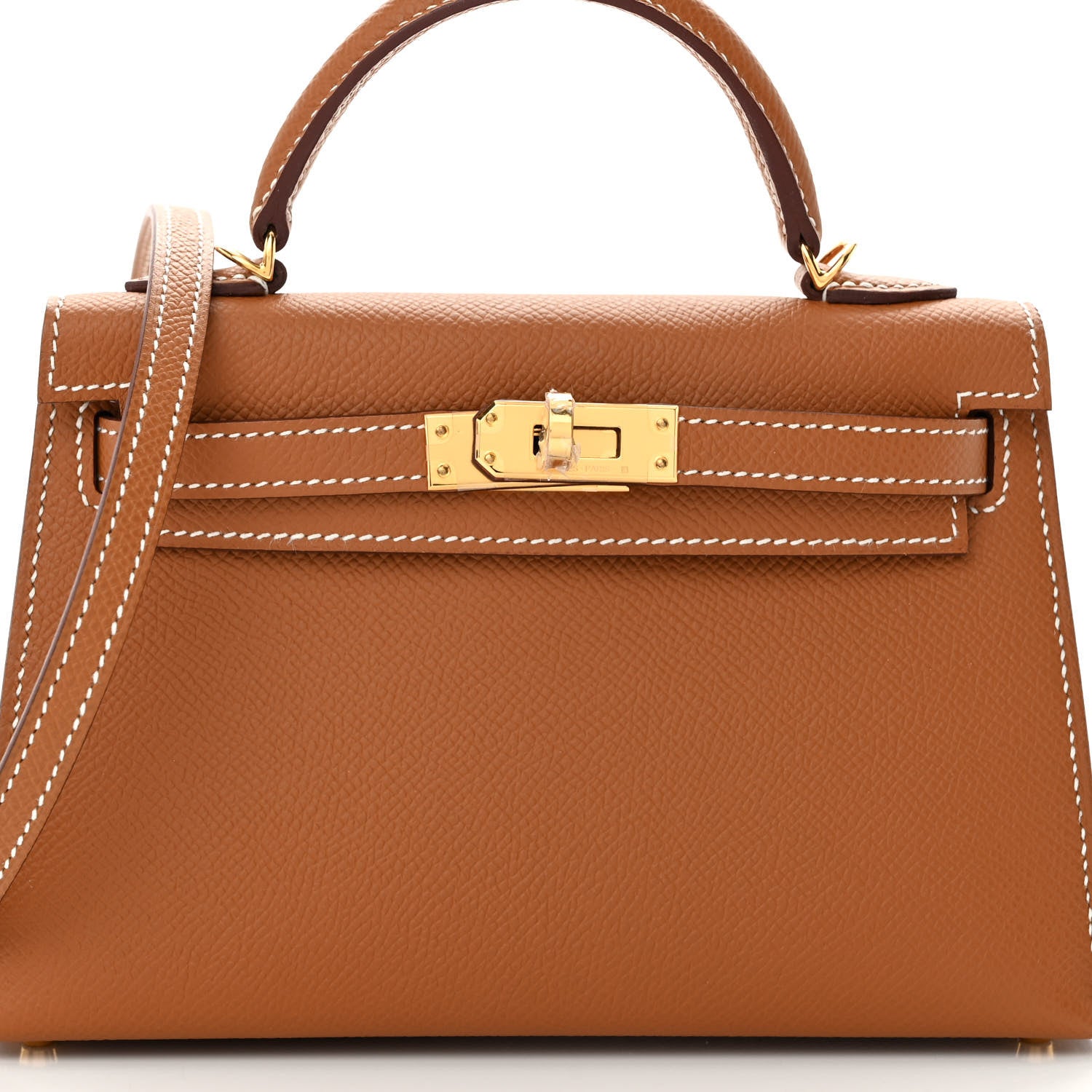 Hermes Epsom Mini Kelly Sellier 20 Gold 7 of 10