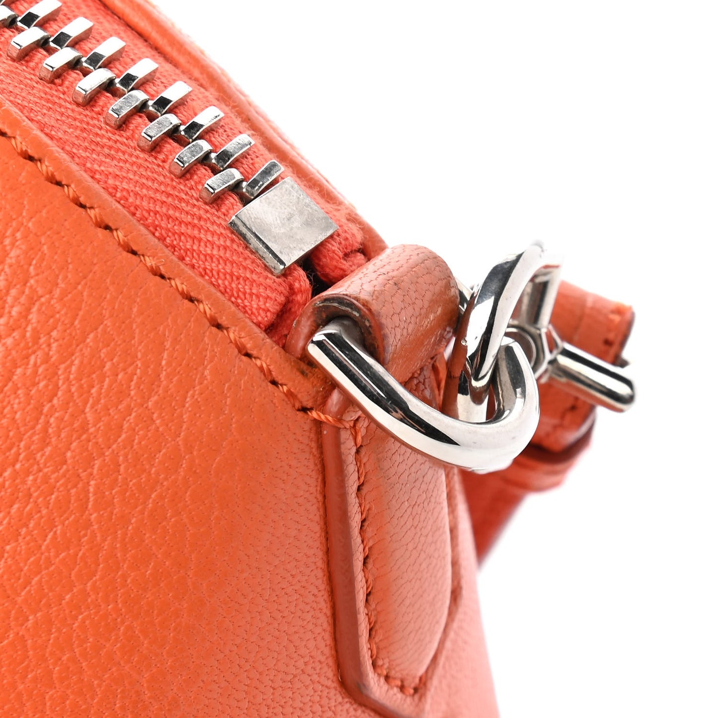 Sugar Goatskin Mini Antigona Orange