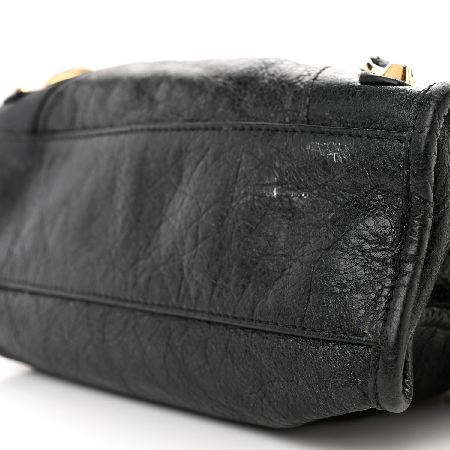 Balenciaga Agneau Classic Gold Hardware Mini City Black 11 of 18