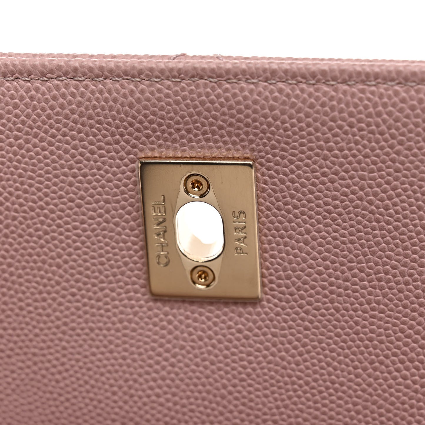 Caviar Quilted Medium Business Affinity Flap Light Pink