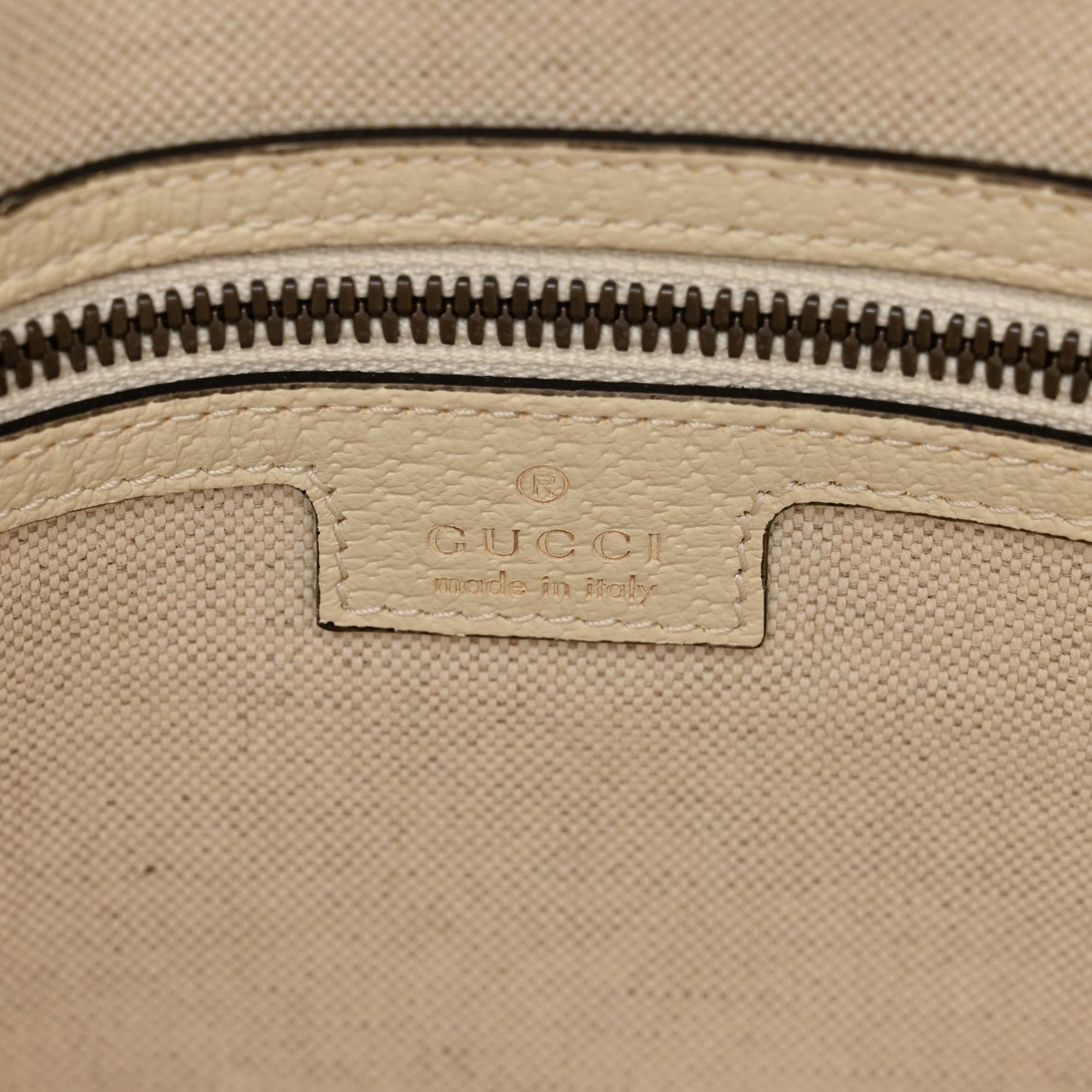 GG Supreme Monogram Textured Dollar Calfskin Web Medium Ophidia Duffle Bag Beige Ebony Mystic White