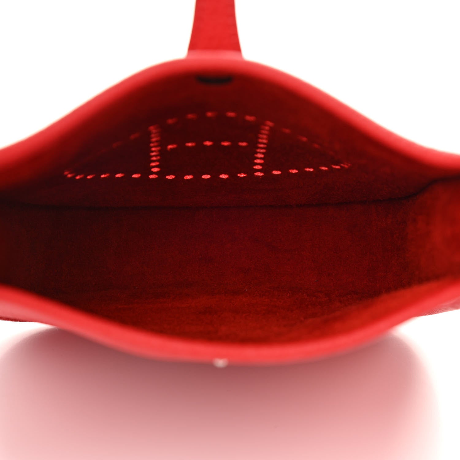 Hermes Taurillon Clemence Flipperball Evelyne TPM Rouge De Coeur Bleu Frida 5 of 11