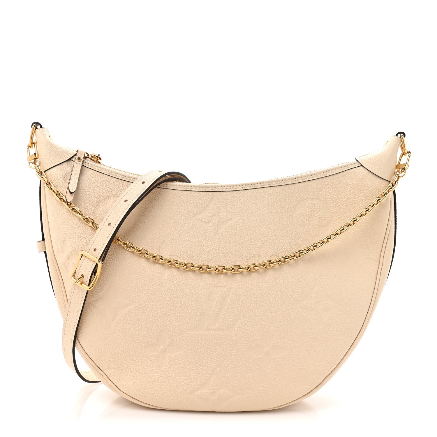 Louis Vuitton Empreinte Monogram Giant Loop Hobo Cream 1819106