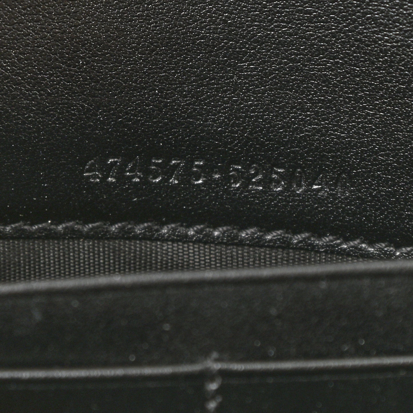 Calfskin Matelasse GG Marmont Chain Wallet Black