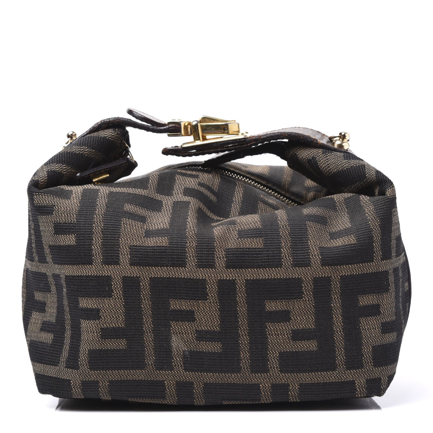 Fendi Zucca Mini Cosmetic Bag Tobacco 566347 – FASHIONPHILE