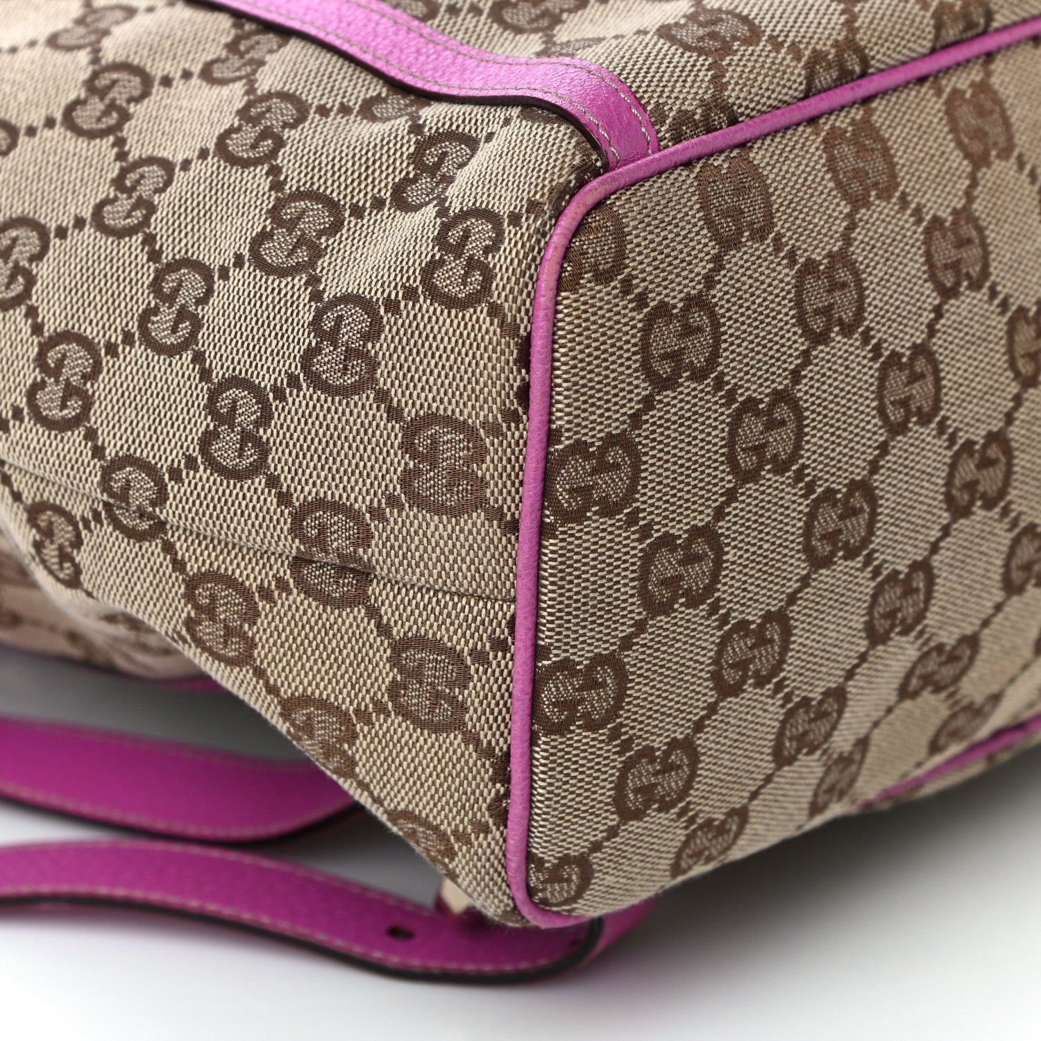 Gucci Monogram Flap Backpack Pink 8 of 9
