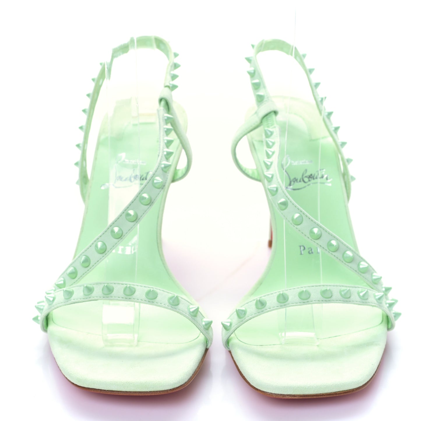 Suede Rosa Condorapik 85 Spike Sandals 38.5 Studio Green
