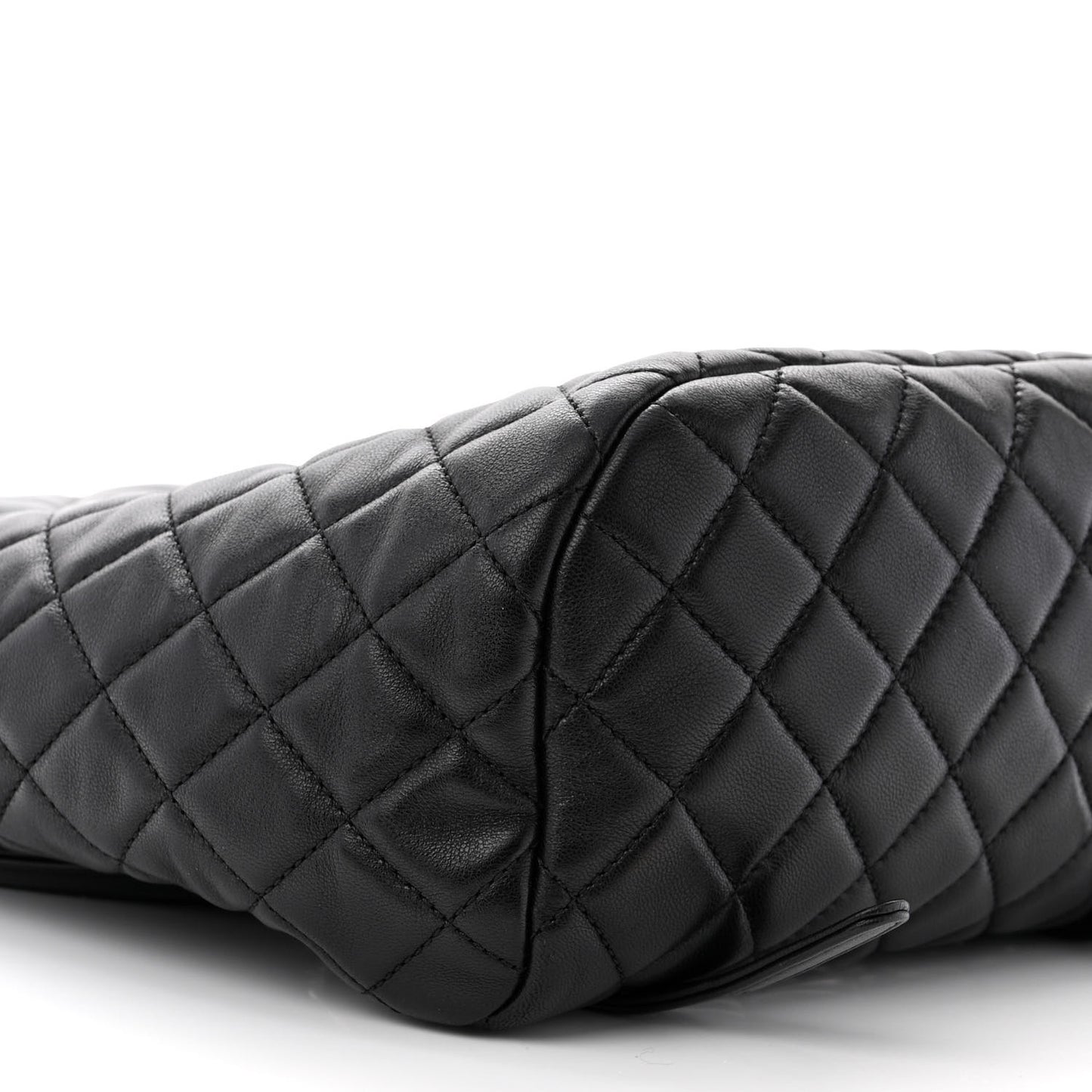 Lambskin Quilted Small Urban Spirit Backpack Black