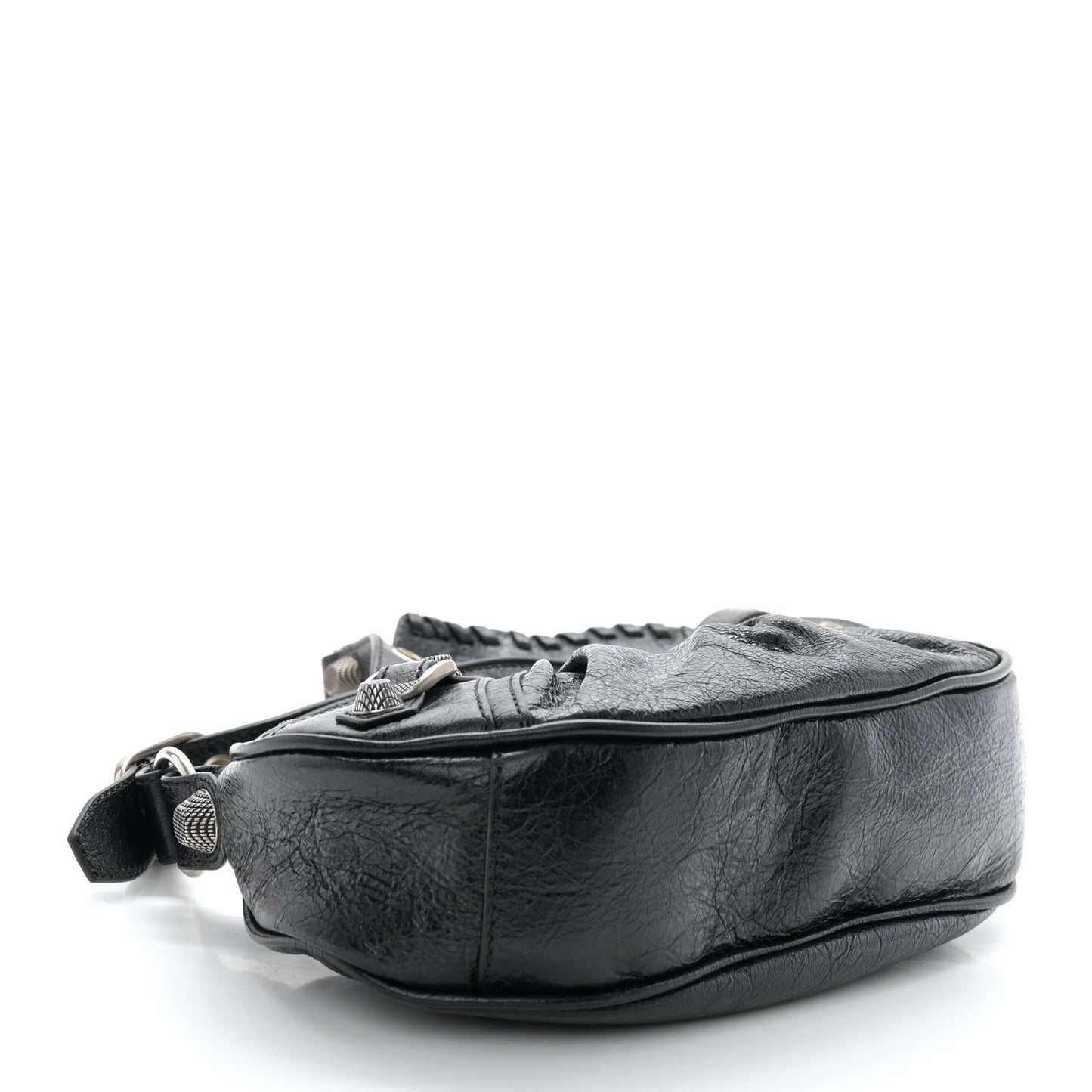 Agneau Arena Le Cagole Shoulder Bag XS Black