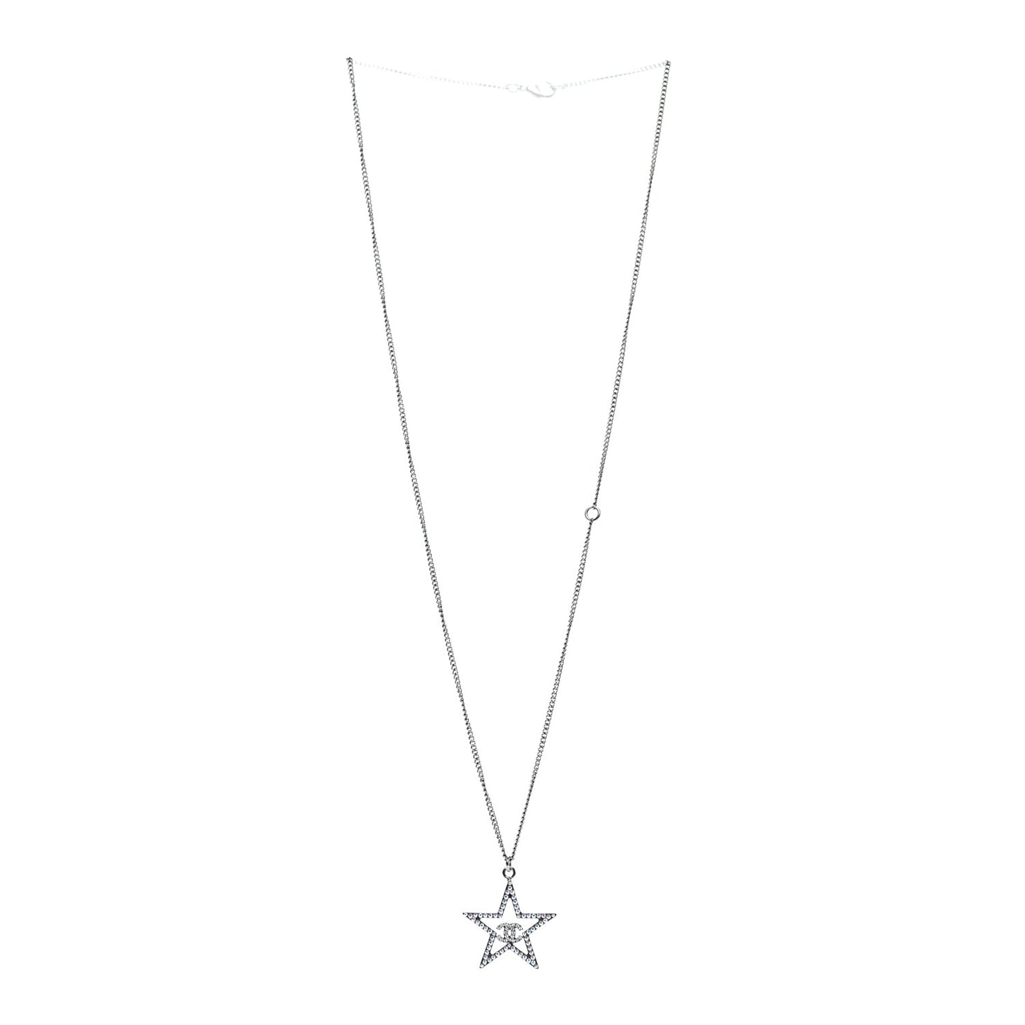 Ruthenium Crystal Star CC Necklace