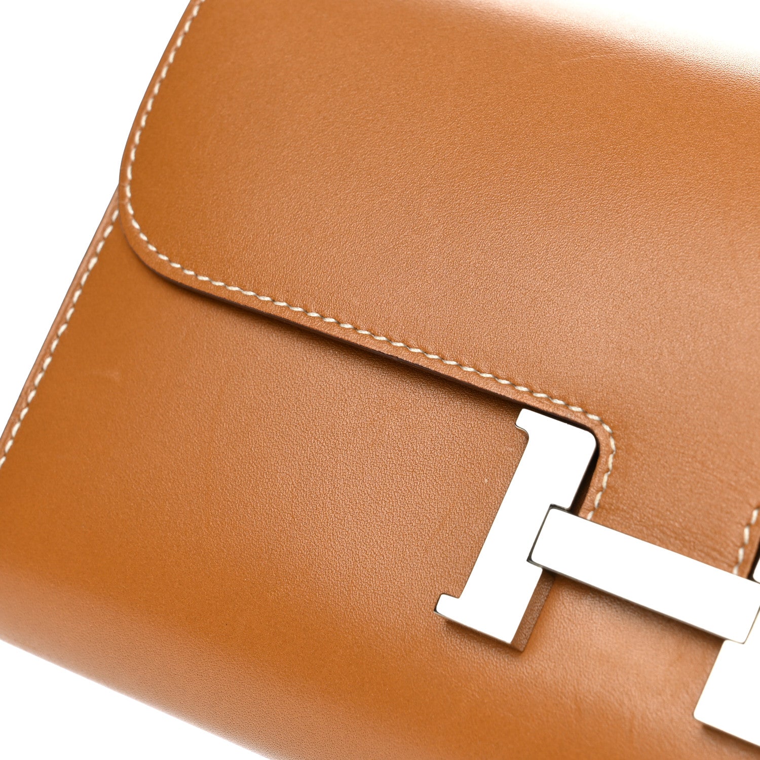 Hermes Tadelakt Constance Long Wallet Gold 9 of 12