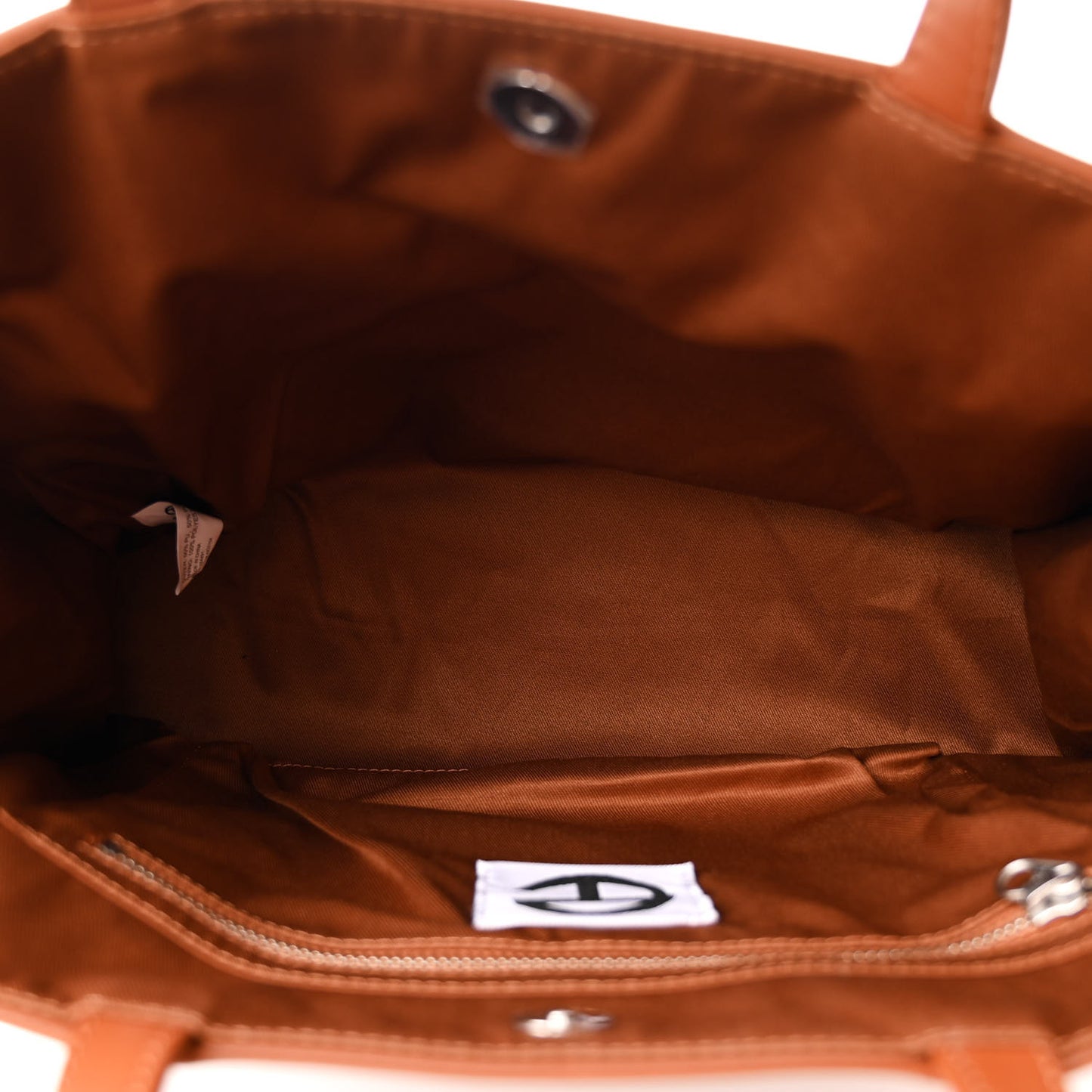 Vegan Leather Medium Shopping Bag Tan