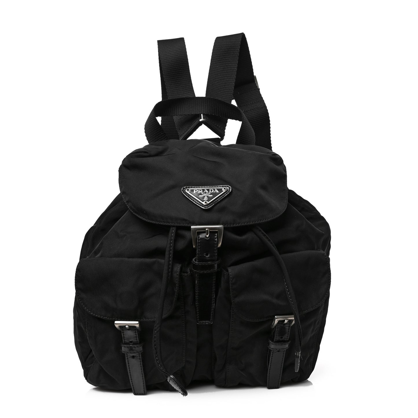 Nylon Vela Medium Backpack Black