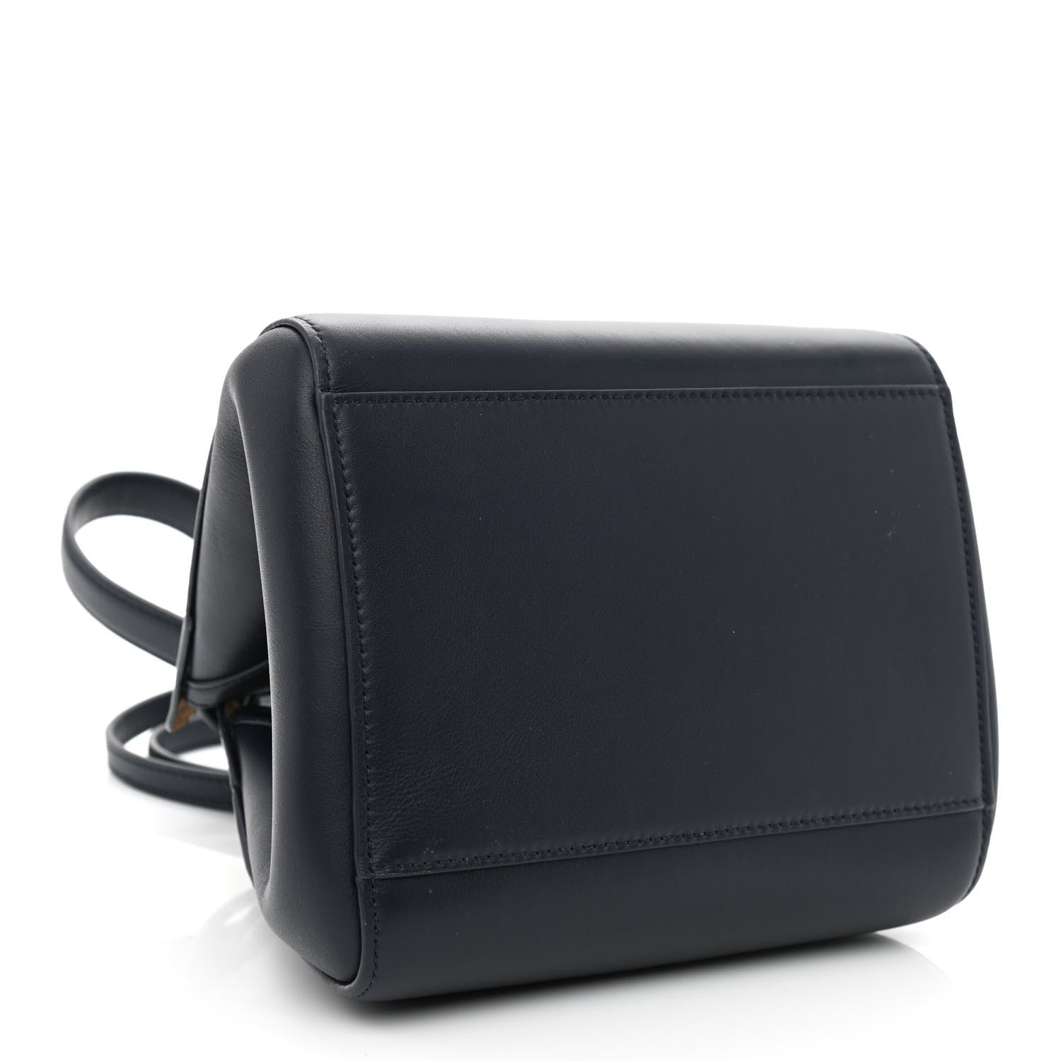 Loewe Calfskin Small Hammock Nugget Shoulder Bag Navy 4 of 9