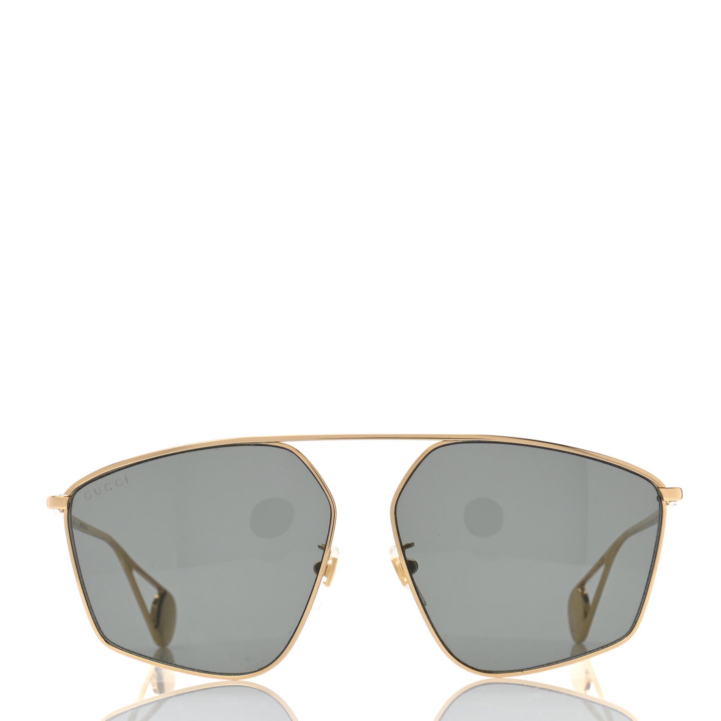 Square Frame GG0437SA Sunglasses Gold