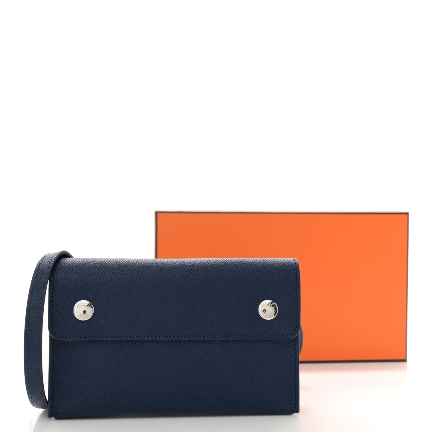 Epsom Hermesnap Wallet Bleu Navy