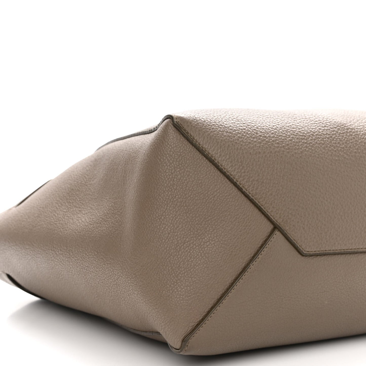 Soft Grained Calfskin Small Belt Cabas Phantom Taupe