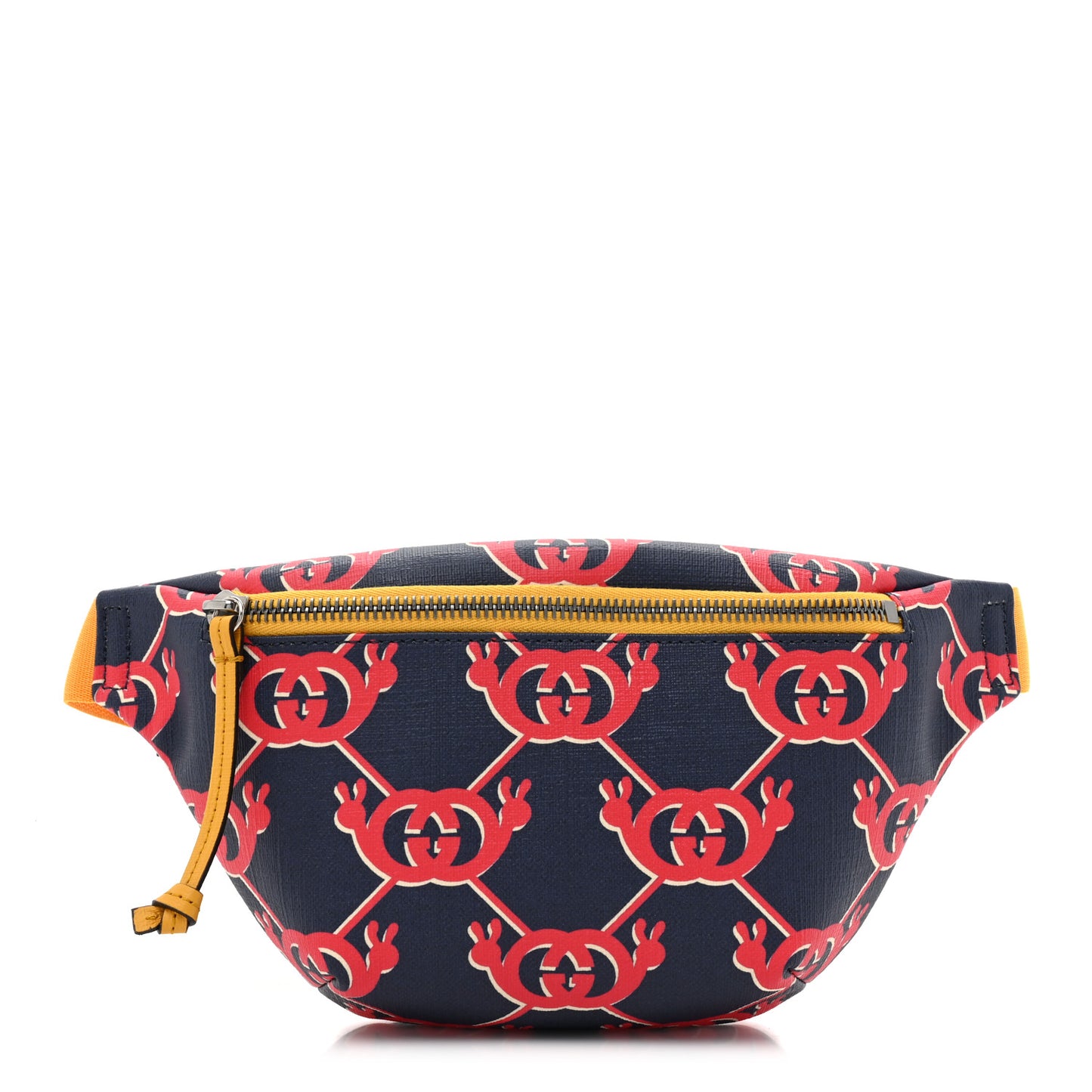 Coated Canvas Interlocking G Snail Childrens Belt Bag Blue