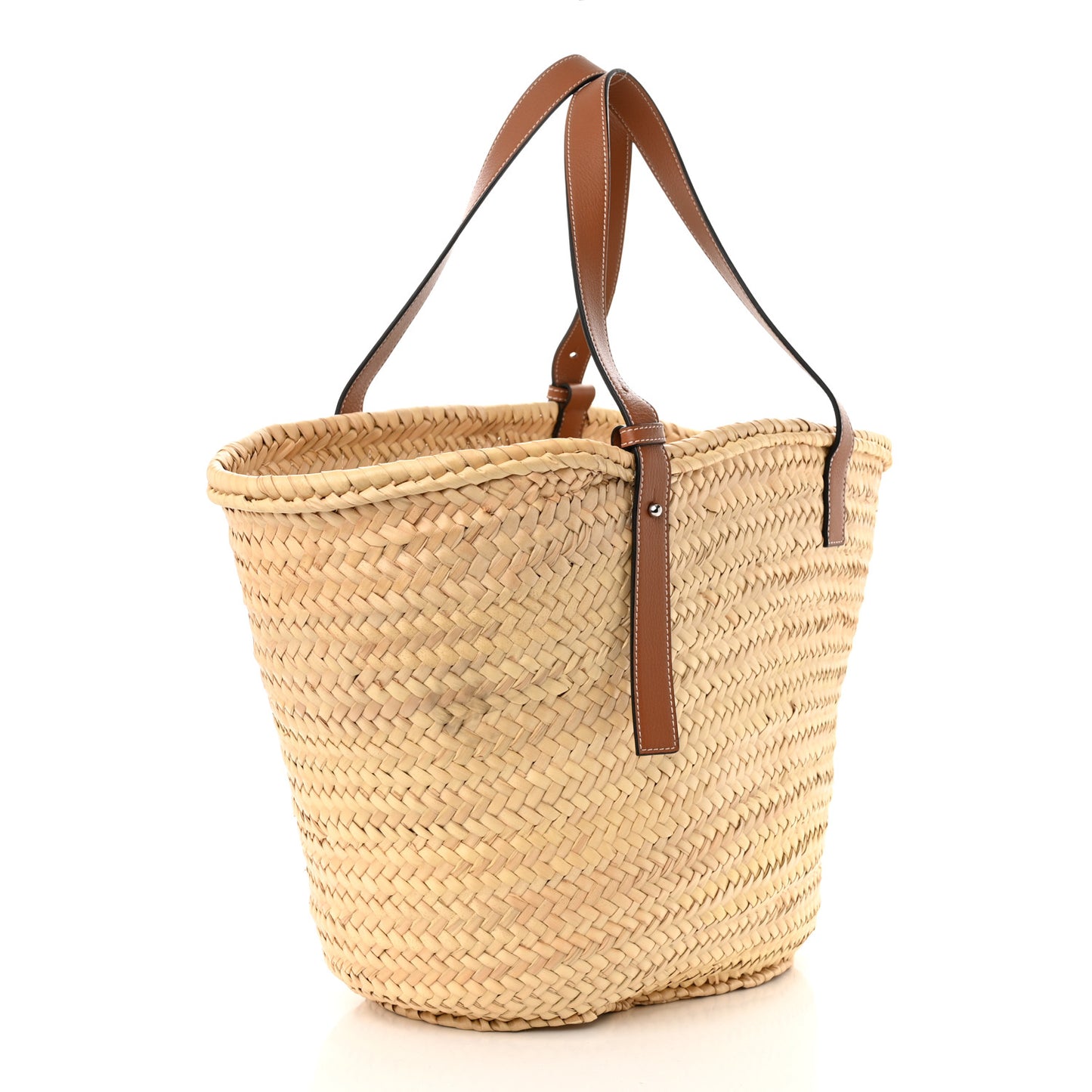 Raffia Large Basket Tote Bag Natural Tan