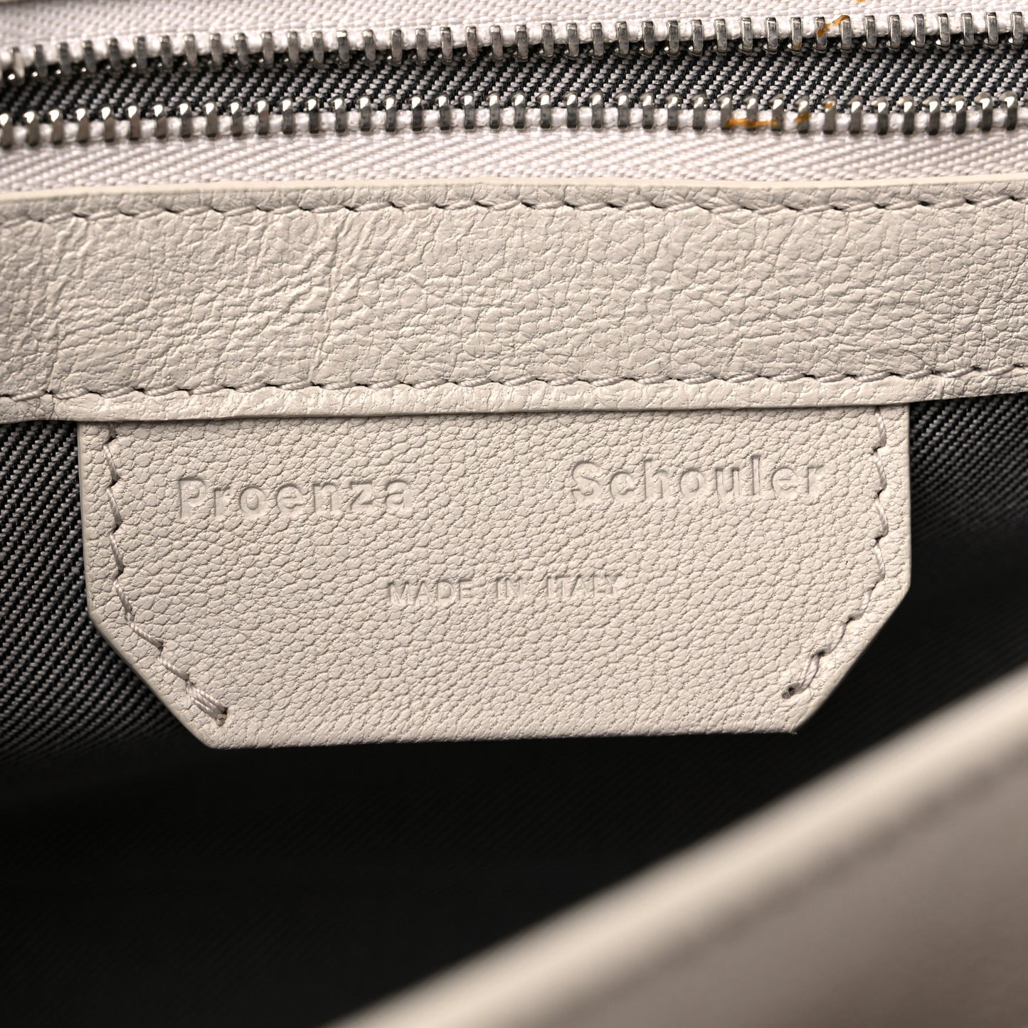 Lambskin Tiny PS1 Satchel White