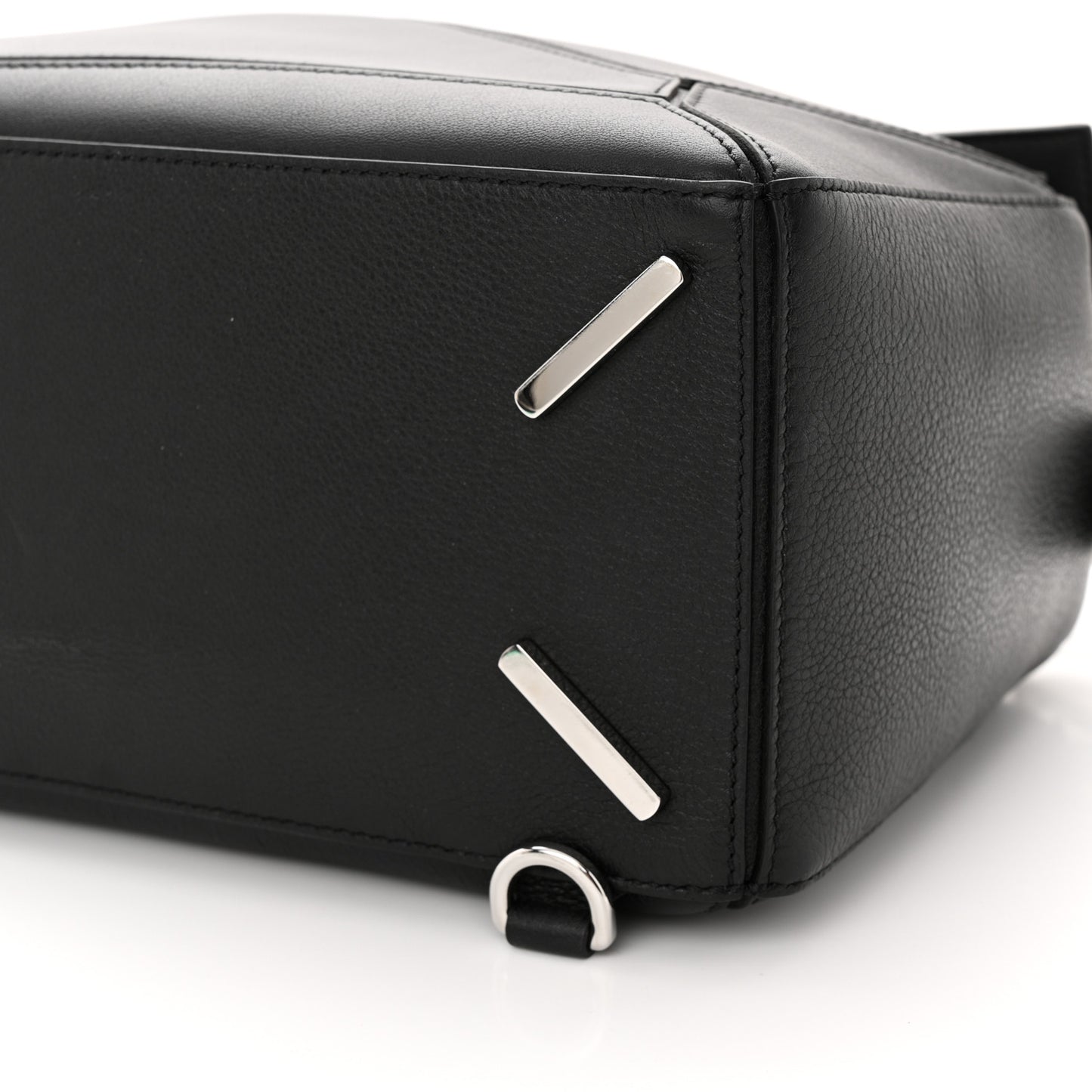 Calfskin Medium Puzzle Bag Black
